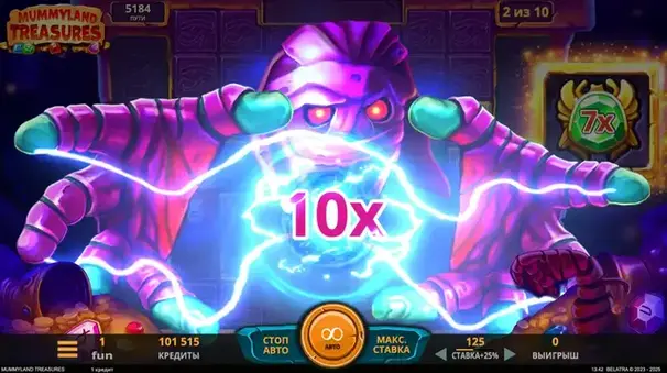 mummyland treasures играть в демо